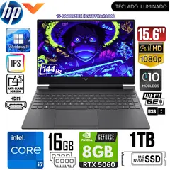 HP - Laptop Victus 15-FA2093DX Intel Corei7-13620H 16GB RAM 1TB SSD 15.6 Pulg. FHD RTX5060-8GB WIN11