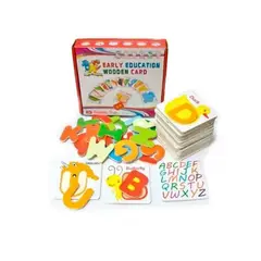 GENERICO - Tarjetas de Madera ABC para niños
