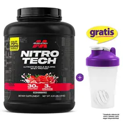 MUSCLETECH - Nitro Tech Whey Protein Strawberry 1.81 kg Polvo Oral