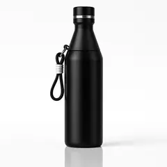 GENERICO - BOTELLA TÉRMICA DE ACERO INOXIDABLE CON CORREA 500 ML