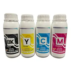 GENERICO - TINTA COMAPTIBLE UV DE 500ML X4 COLORES