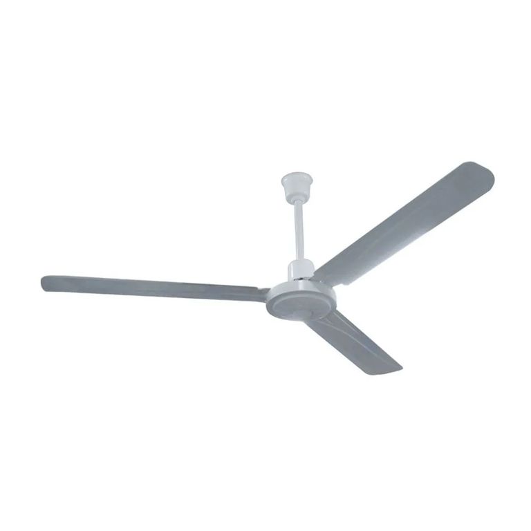 Ventilador de Techo Industrial 56" 3 Aspas Blanco