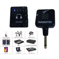 GENERICO - Sistema Inalámbrico para Guitarra Intrauditivo IEM Transmisor y Receptor