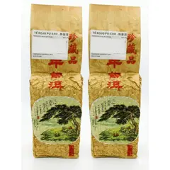 GENERICO - Pack 2 unidades Té Rojo Pu-erh Chino Premium en hojas - 250g Calidad de Colección