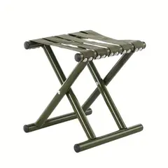 GENERICO - Banquito Silla Plegable Reforzado Para Camping Portátil Verde