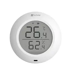 EZVIZ - Sensor De Temperatura Y Humedad Inalámbrico - Monitoreo Eficaz En Tiempo Real, Fácil