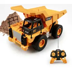 GENERICO - Camion Minero a Control Remoto con luces LED