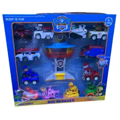 GENERICO - SET PAW PATROL X12 CON TORRE