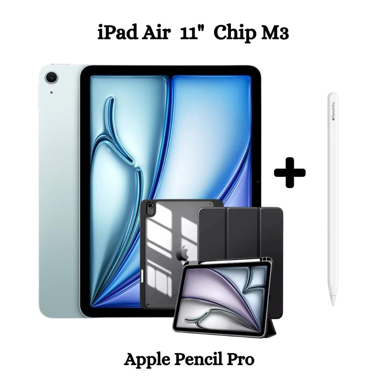 Nuevo iPad Air 11″ Chip M4 Wifi 128GB - Azul 2026 + Pencil Pro + Regalo
