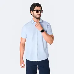 PIONIER - Camisa Clasico Lino Karmmelo Hombre