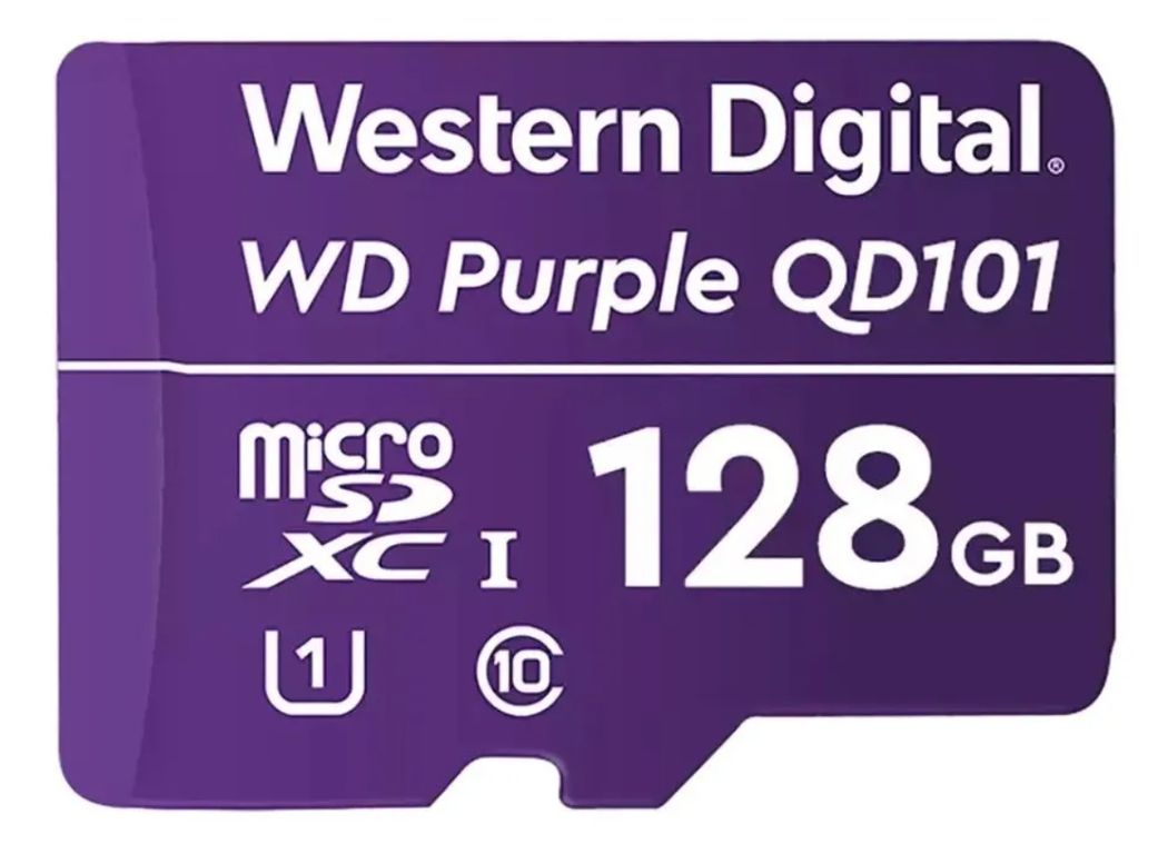 MICROSD-128GB Memoria microSD WD Purple 128GB SC QD101