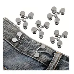 GENERICO - 10 pzas 1 juego completo ajustador de pantalones premium