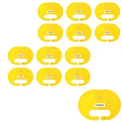 GENERICO - Pack X10 Destetadores De Plástico Color Amarillo Para Ternero De Plástico