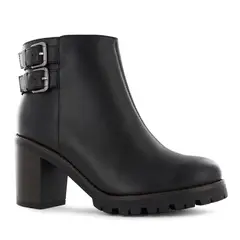 ECCO - Botin Casual Cuero Mujer Negro Consuelo04