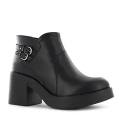 ECCO - Botin Casual Cuero Mujer Negro Oletta07
