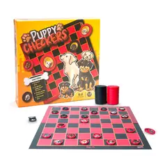 GENERICO - Juego de Damas Edicion puppy Exclusivo para DogLovers USA