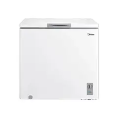 Midea - Congeladora Horizontal Doble Función 198L - Blanca