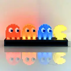 GENERICO - Lámpara Led de Escritorio Pac-man con 3 Modos