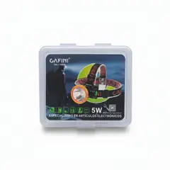 CAFINI - Linterna Frontal LED Recargable 5W Carga Tipo-C Alta Potencia