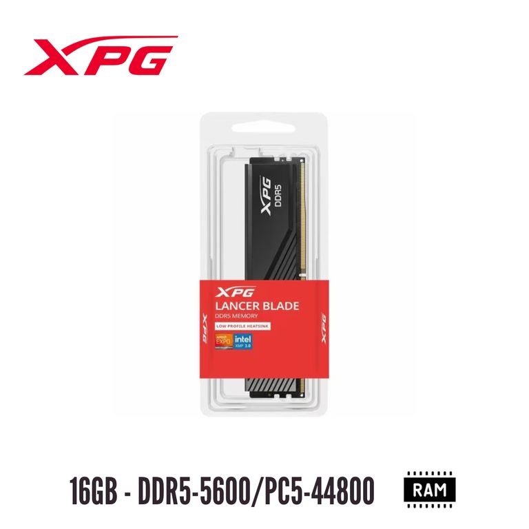 MEMORIA RAM LANCER BLADE AX5U5600C4616G-SLABBK - 16GB 1 X 16GB - DDR5-5600-PC5-44800