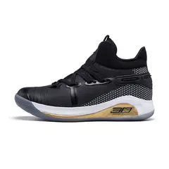 DANWEILE - Basketball Superficie de malla Hombre alumno zapato - Negro