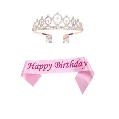 GENERICO - CORONA TIARA PARA MUJER ( BANDA + CORONA )