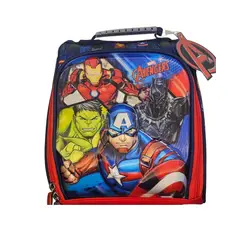 GENERICO - Lonchera Escolar Térmica 3D Avengers Marvel Niños Resistente