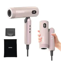 BOMIDI - Secadora de Cabello Plegable HD08 Dorado Rosé