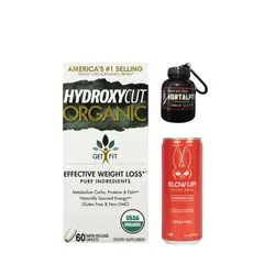 MUSCLETECH - Hydroxycut Organic 60 Cápsulas + REGALOS
