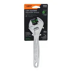 TRUPER - Llave ajustable 8 profesional cromada, - 15506