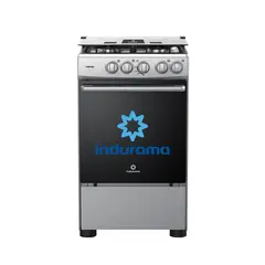 INDURAMA - COCINA A GAS 4 QUEMADORES FONTANA GRIS