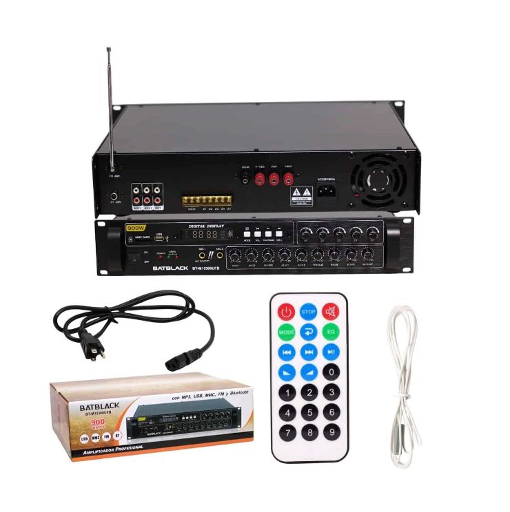 Amplificador Profesional 5 Canales 900W BT-M15300UFB