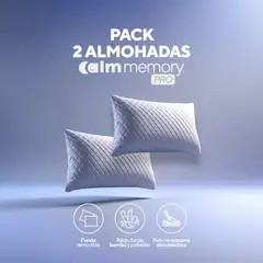 CALM - Pack 2 Almohadas Memory Pro
