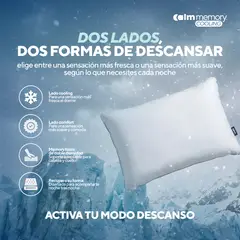 CALM - Pack 2 Almohadas Memory Cooling