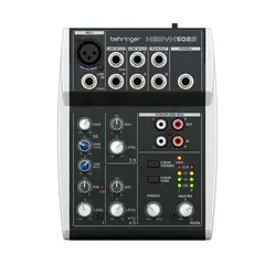 BEHRINGER - Mezclador 5 entradas C/Interfaz de Audio/USB XENYX 502S