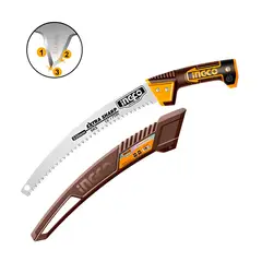 INGCO - Sierra De Podar 330mm Con Dientes 7 Tpi Ramas Ingco- Hps3306 Marrón Oscuro