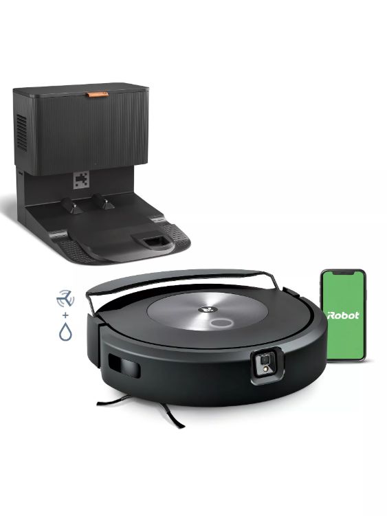Aspiradora Robot Roomba Combo j7+ 220V con base de autovaciado y limpieza inteligente