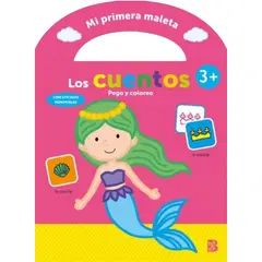 GENERICO - LIBRO infantil MI PRIMERA MALETA LOS CUENTOS PEGO Y COLOREO