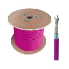 SATRA - CABLE DE RED FUTP CAT6A 305MTS 23AWG VIOLETA