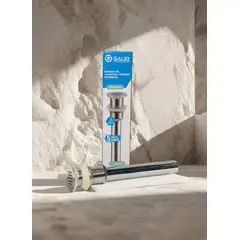 GALEZ - Desagüe tipo Sumidero Cromado para Lavatorio sin Rebose Universal 1 1/4” - Fácil Instalación