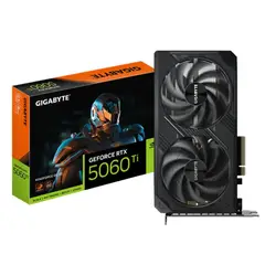 GIGABYTE - TARJETA DE VIDEO RTX 5060 TI WINDFORCE ( GV-N506TWF2OC-8GD ) 8GB GDDR7 - X2 FAN