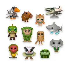 GENERICO - Brainrot Series Pack 12 Figuras - Tralalero Tralala Tung Tung y más