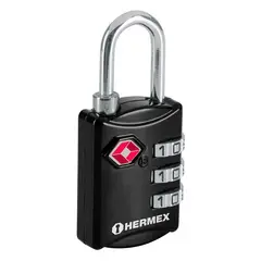 HERMEX - Candado Maleta Mochila con Clave CMA-5C