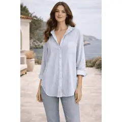 AMA OUTFITTERS - CAMIA SOL A RAYAS AMA