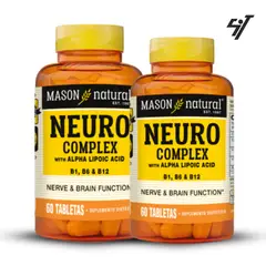MASON - Neuro Complex con Ácido Alfa Lipoico 60 Tabletas Pack x2
