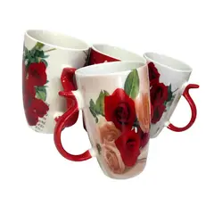 GENERICO - Taza de 400ml para el día de la madre de cerámica set de 3