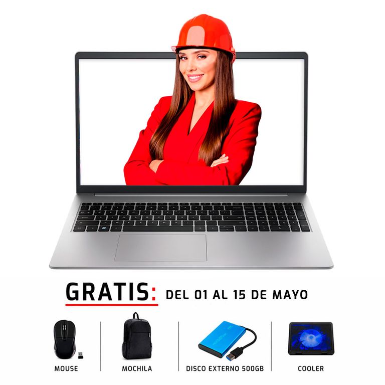 LAPTOP Dell 15 DC15250 15.6’’ Intel Core i7 1355U 32GB 500gB GRIS MIPCLISTA MI PC LISTA