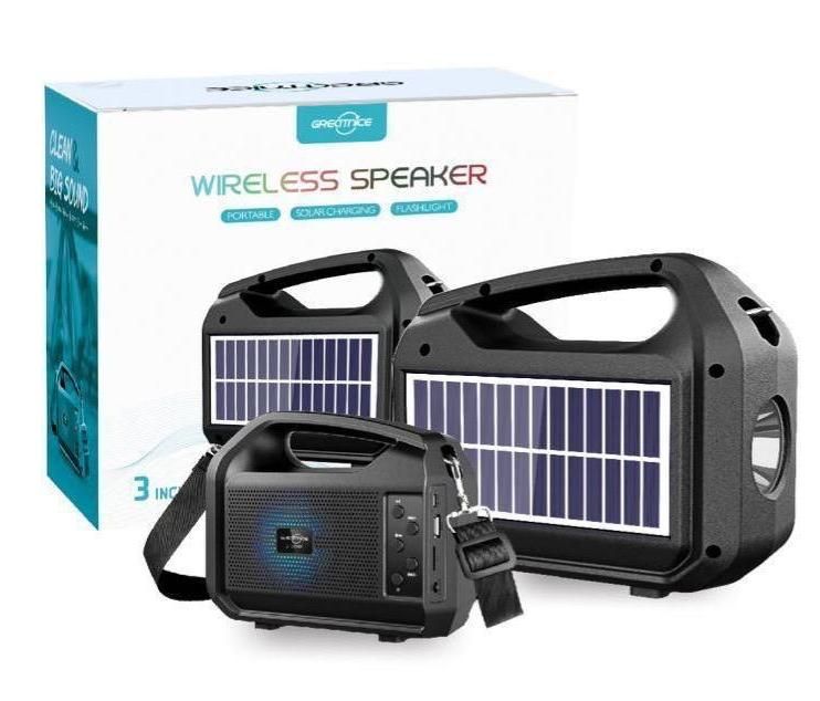 Parlante Wireless Speaker GTS-2040 3 Pulgadas Carga Solar