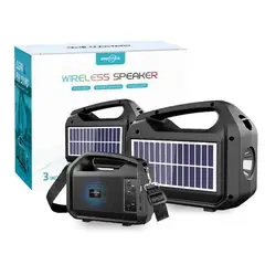 GENERICO - Parlante Wireless Speaker GTS-2040 3 Pulgadas Carga Solar