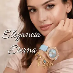 GENERICO - Set de Reloj y Pulsera Para Mujer